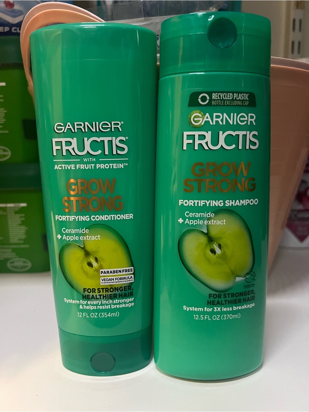 Garnier Fructis Grow strong shampoo and conditioner 12.5fl oz